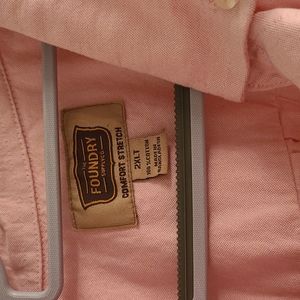 2XLT Men's short sleeve button down shirt